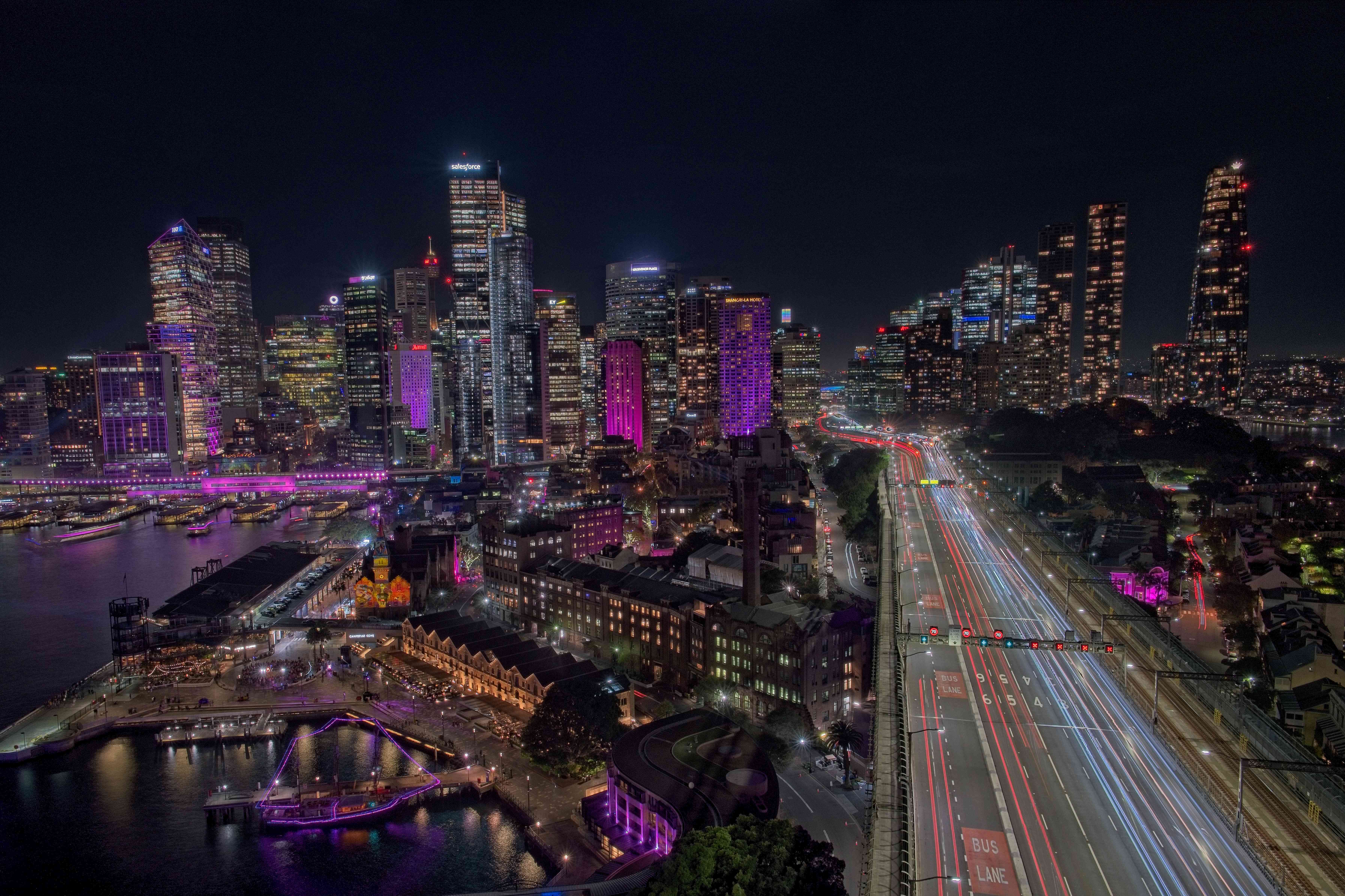 Sydney Skyline at Night
